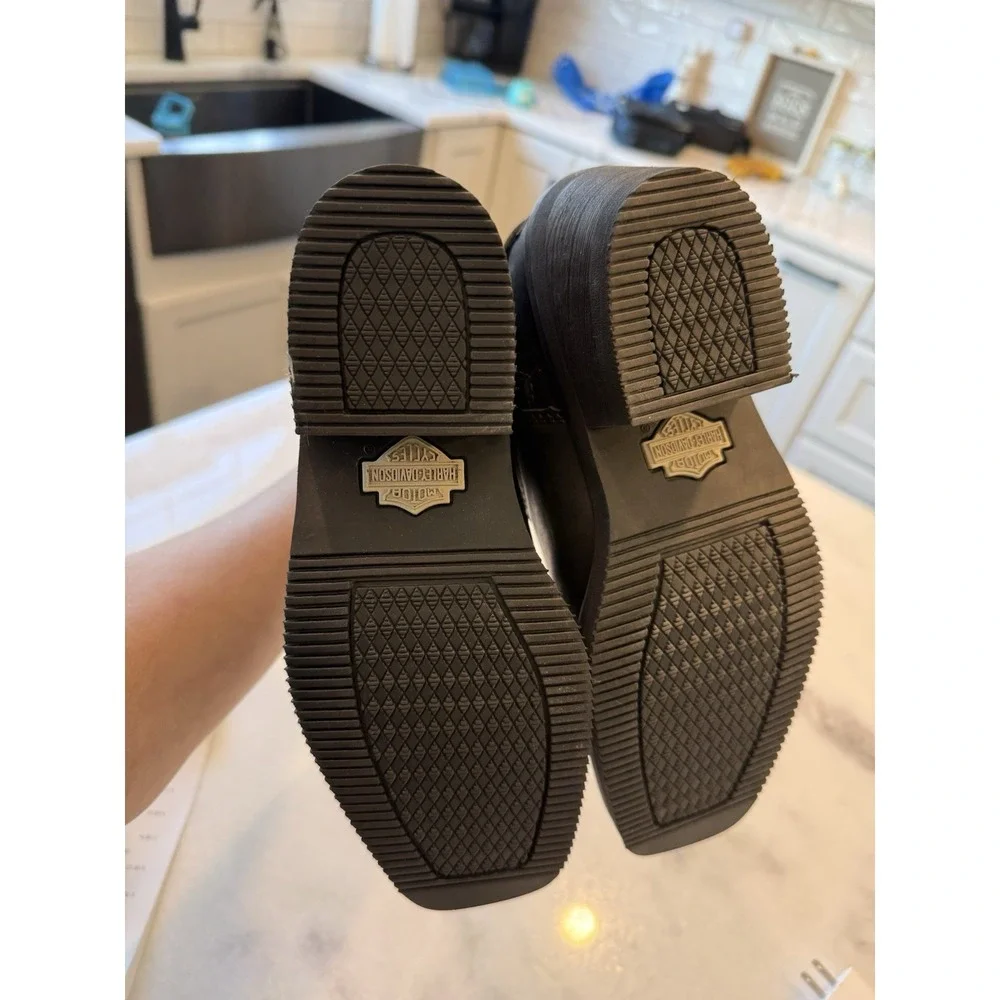 New Harley Davidson Boot Women's Size 5 Cow Print - Picture 6 of 7